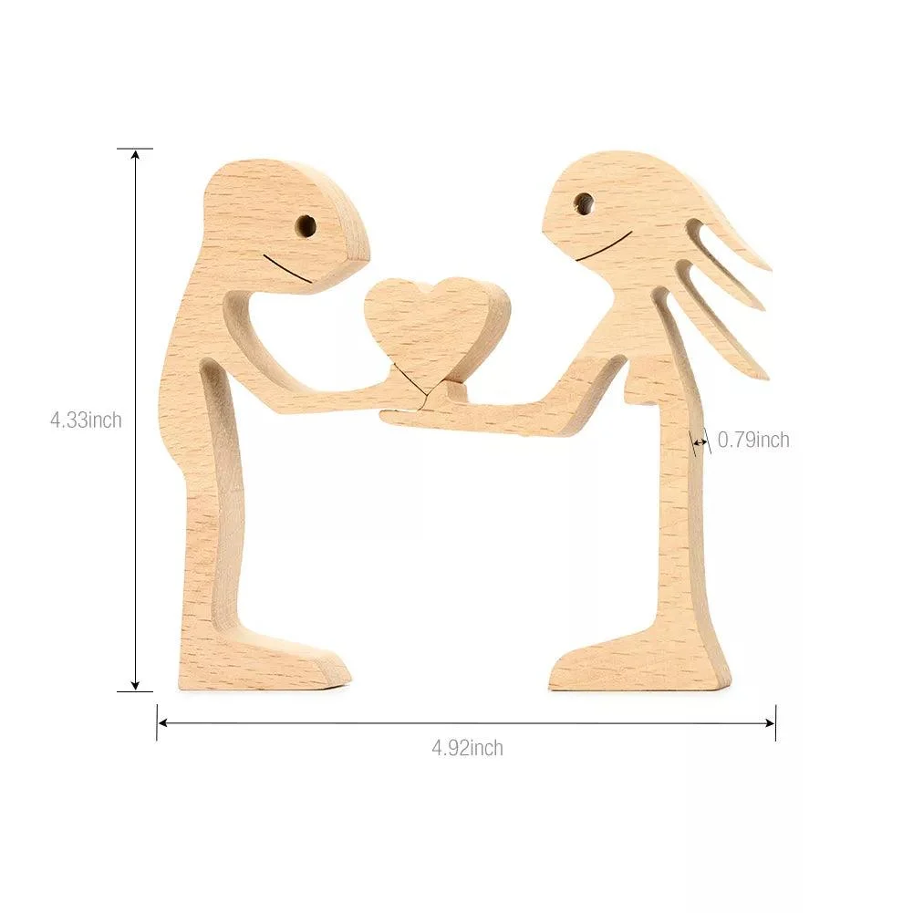 WoodenLoverFigurines-Homeko1 Wooden Lover Figurines - Homeko