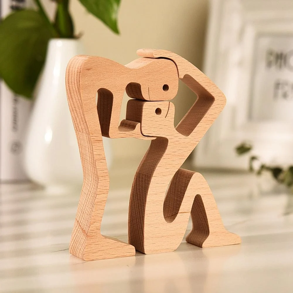 WoodenLoverFigurines-Homeko2 Wooden Lover Figurines - Homeko