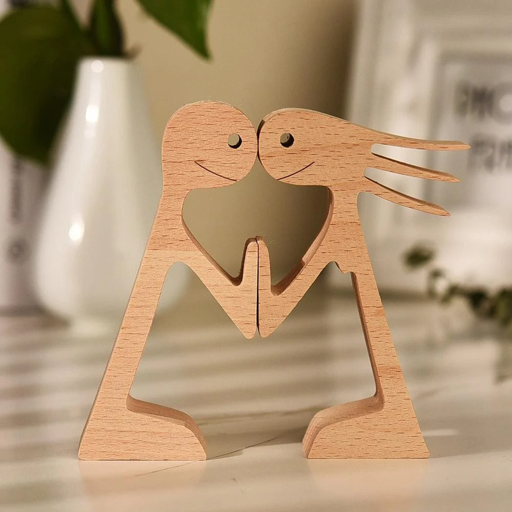 WoodenLoverFigurines-Homeko3 Wooden Lover Figurines - Homeko
