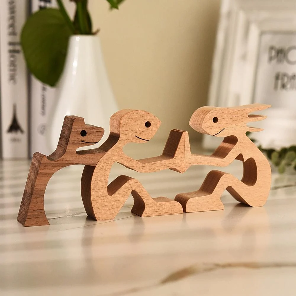 WoodenLoverFigurines-Homeko4 Wooden Lover Figurines - Homeko