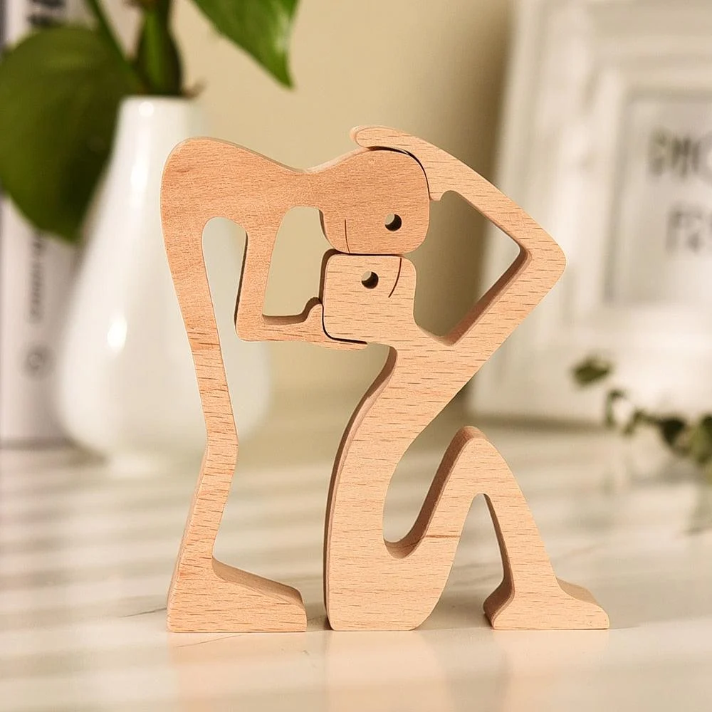 WoodenLoverFigurines-Homeko6 Wooden Lover Figurines - Homeko