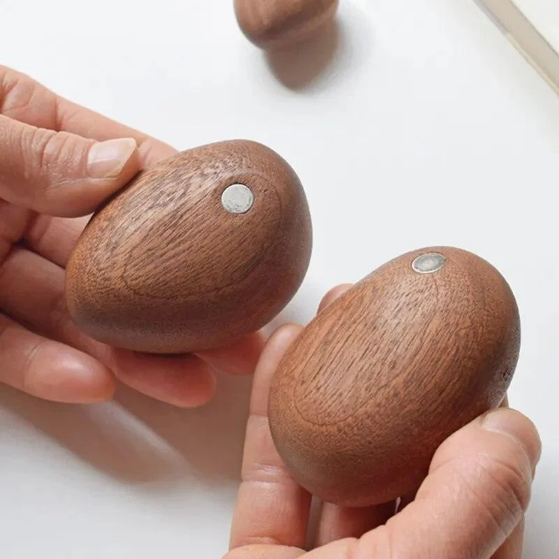 WoodenMagneticBalanceStones-Homeko5 Wooden Magnetic Balance Stones - Homeko