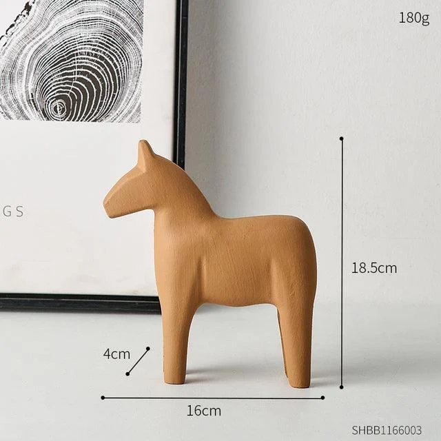WoodenMinimalistHorseFigurine-Homeko10 Wooden Minimalist Horse Figurine - Homeko