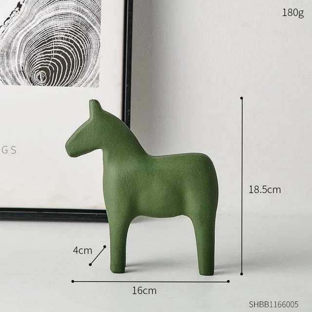 WoodenMinimalistHorseFigurine-Homeko12 Wooden Minimalist Horse Figurine - Homeko