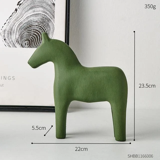 WoodenMinimalistHorseFigurine-Homeko13 Wooden Minimalist Horse Figurine - Homeko