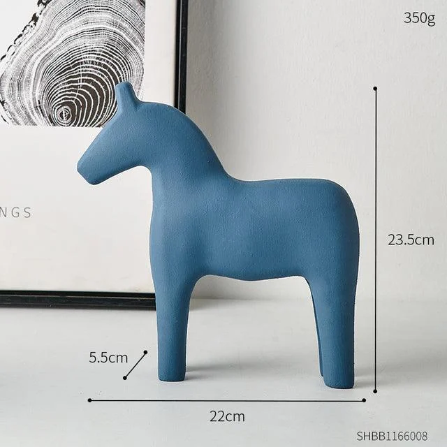 WoodenMinimalistHorseFigurine-Homeko15 Wooden Minimalist Horse Figurine - Homeko
