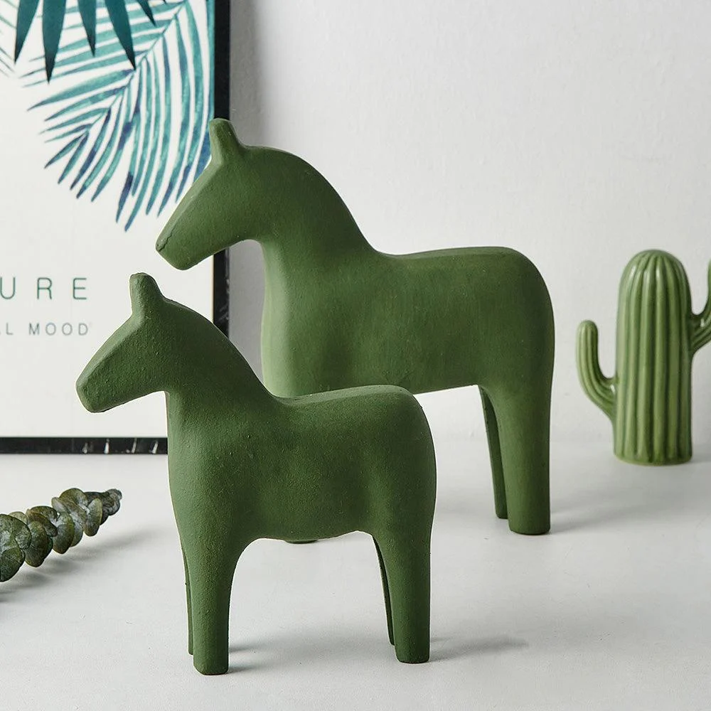 WoodenMinimalistHorseFigurine-Homeko5 Wooden Minimalist Horse Figurine - Homeko