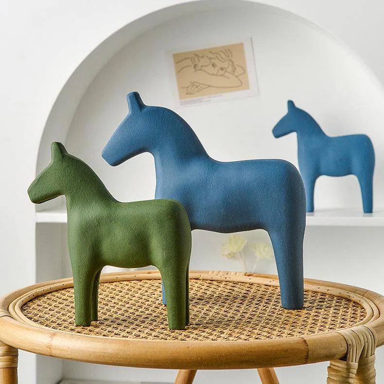 WoodenMinimalistHorseFigurine-Homeko6 Wooden Minimalist Horse Figurine - Homeko