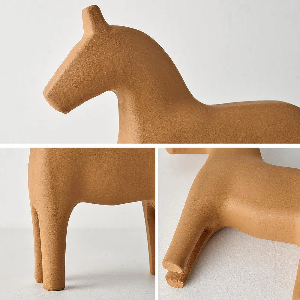 WoodenMinimalistHorseFigurine-Homeko8 Wooden Minimalist Horse Figurine - Homeko