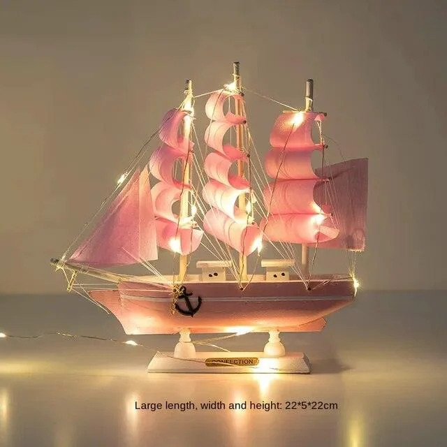 WoodenSailboatModelDecorationCraftsBirthdayGiftSculpturesandStatues-Homeko15 Wooden Sailboat Model Decoration Crafts Birthday Gift Sculptures and Statues - Homeko