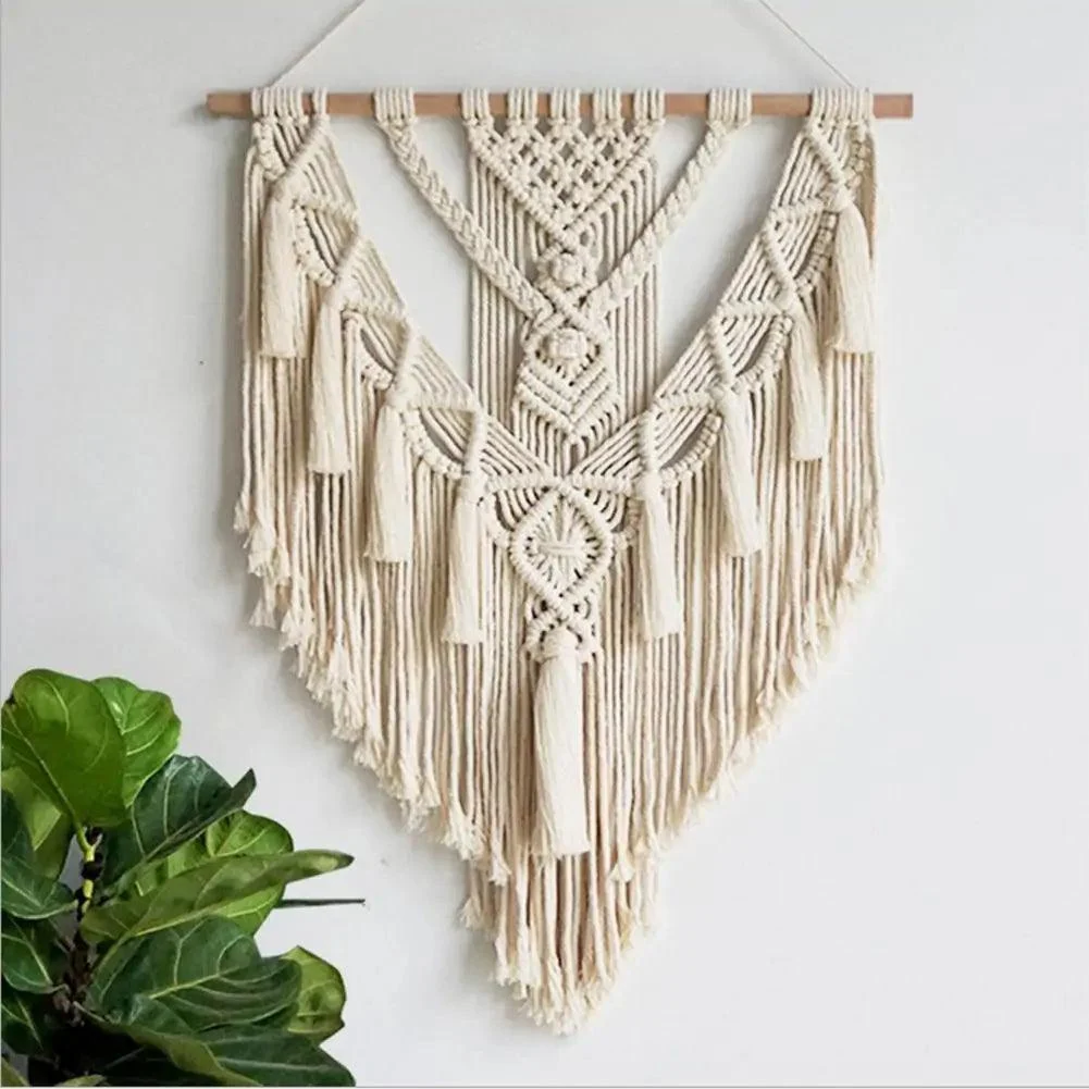 Woven Hanging Tapestry Wall Art - Homeko