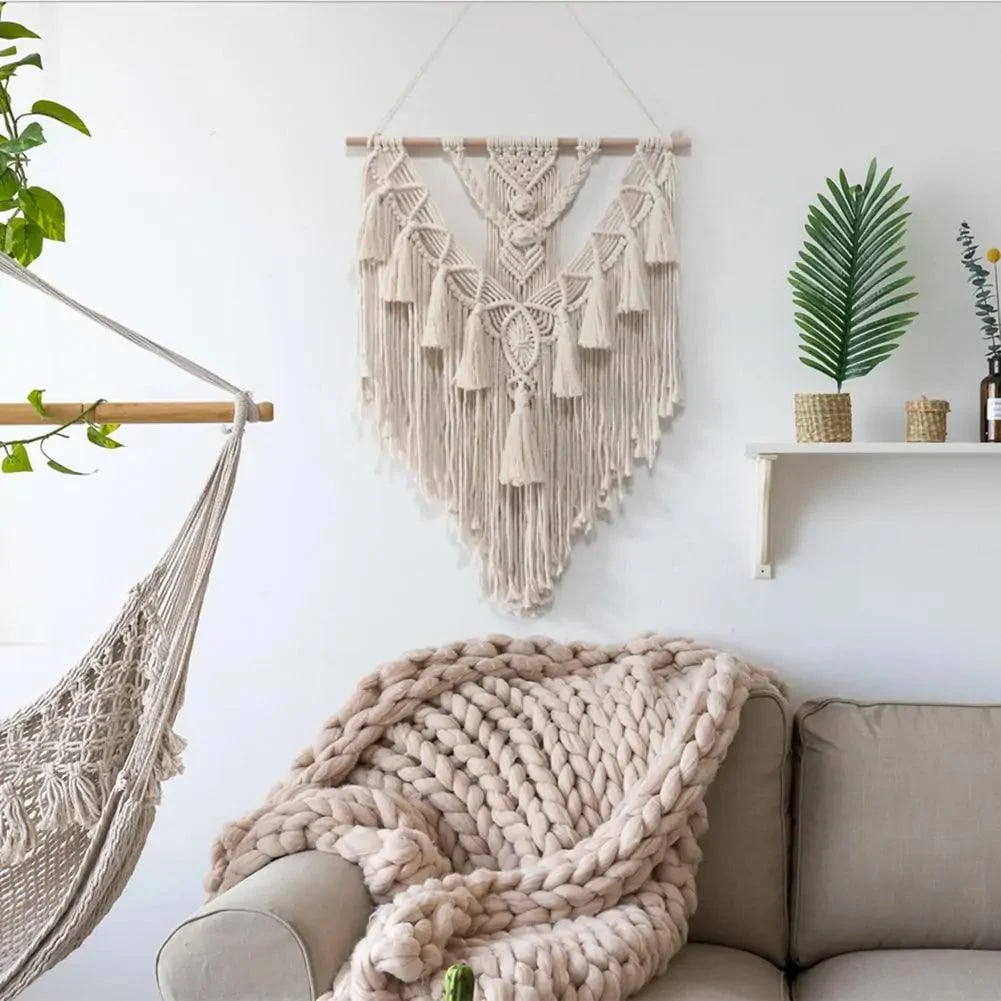 WovenHangingTapestryWallArt-Homeko3 Woven Hanging Tapestry Wall Art - Homeko