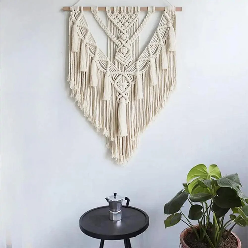 WovenHangingTapestryWallArt-Homeko4 Woven Hanging Tapestry Wall Art - Homeko