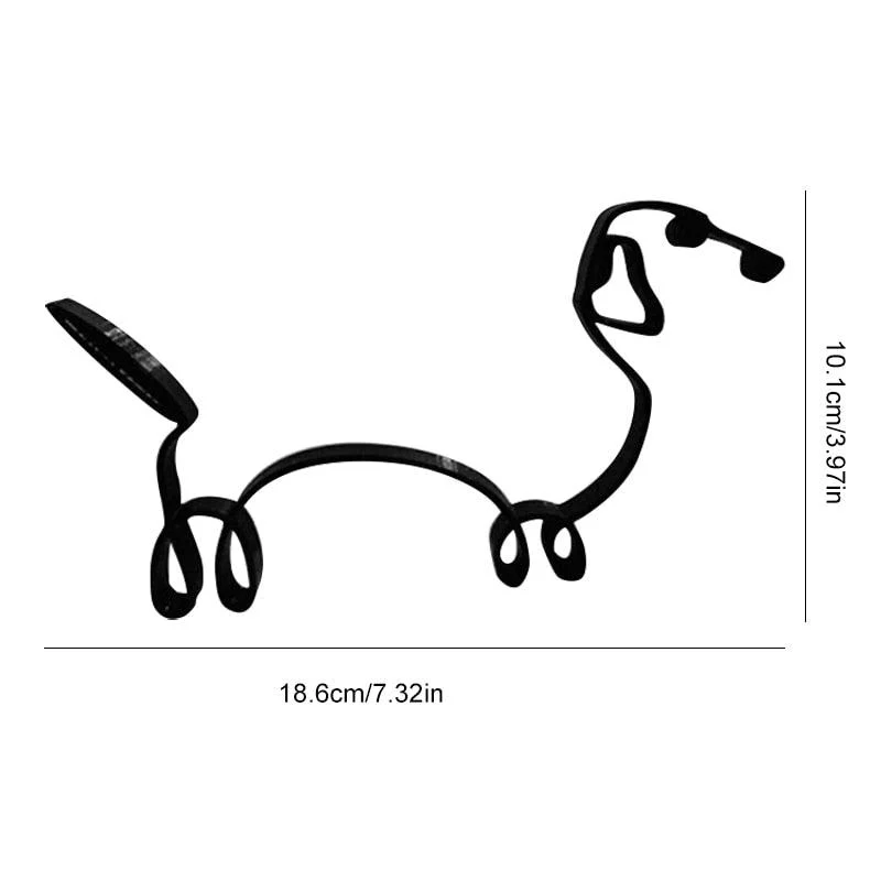 WroughtIronDogMiniature-Homeko15 Wrought Iron Dog Miniature - Homeko