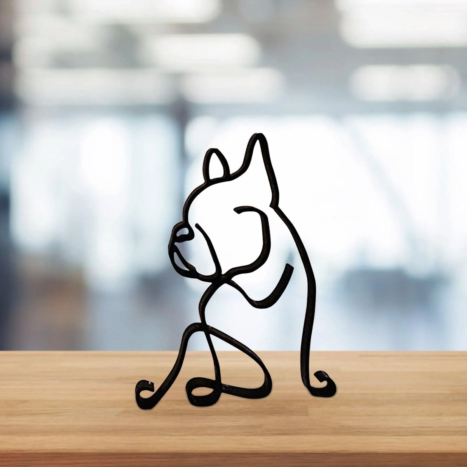 WroughtIronDogMiniature-Homeko5 Wrought Iron Dog Miniature - Homeko