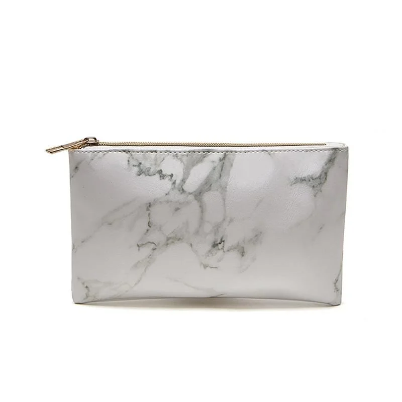 Xzp Pu Cosmetic Bag Make Up Marble Portable Ladies Travel Case Makeup Brushes Organizer Storage Pouch 66959844 79ed 4922 979d Fb9b7908c788