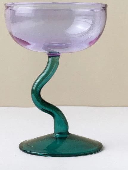 YXQsRound-Bowl-Goblet-Dessert-Glass-Mug-S-shaped-Cup-Stem-Ice-Cream-Bowl-Cup-Milkshake-Dessert Retro Inspired Martini Colored Cocktail Glasses - ISTANBULLU LTD