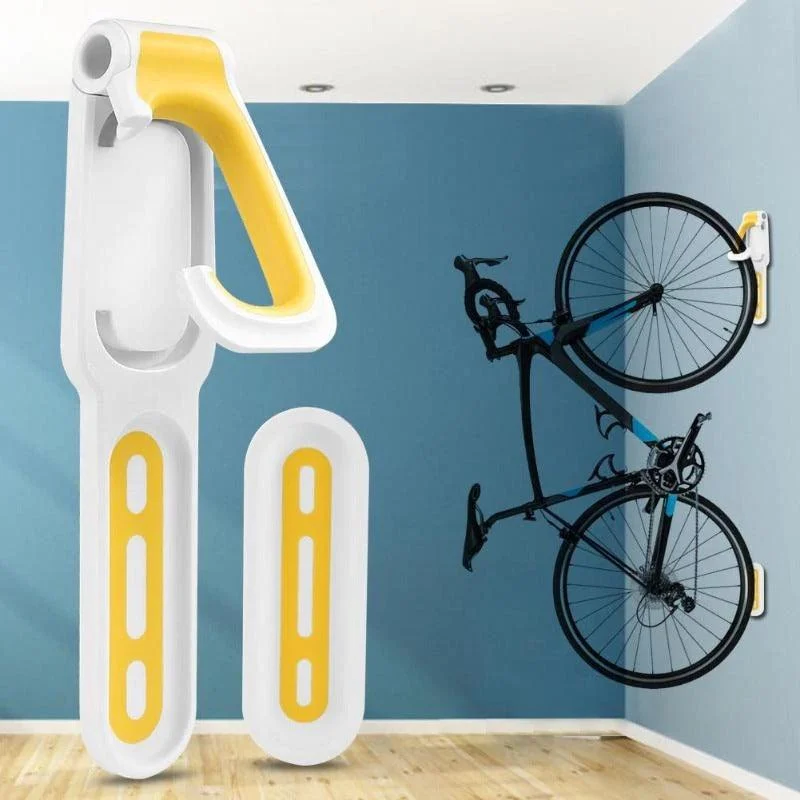 Yellow White Bike Wall Hook Holder Stand Practical Mo Variants 0