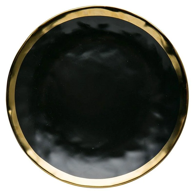 Yilala-Plate-Dinner-Dishes-Ceramic-Tableware-Black-Solid-Color-Plates-Dish-Porcelain-Round-Shape-Dinnerware_5 Yilala Plate Dinner Dishes Ceramic Tableware Black Solid Color Plates Dish Porcelain Round Shape Dinnerware 5