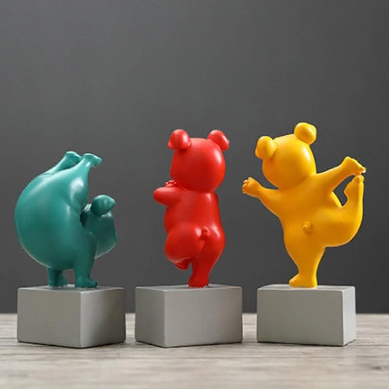 YogaDogStatuette-Homeko10 Yoga Dog Statuette - Homeko