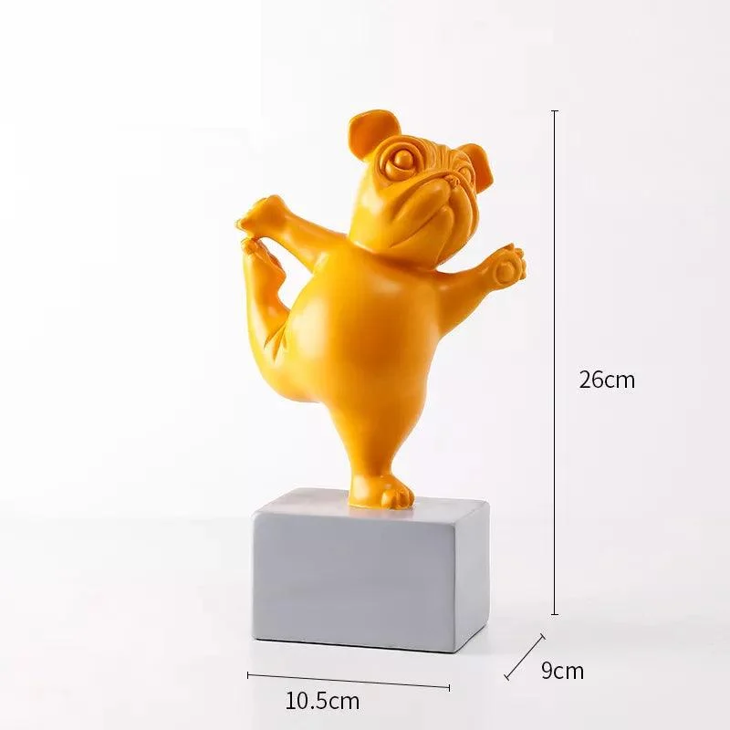 YogaDogStatuette-Homeko12 Yoga Dog Statuette - Homeko