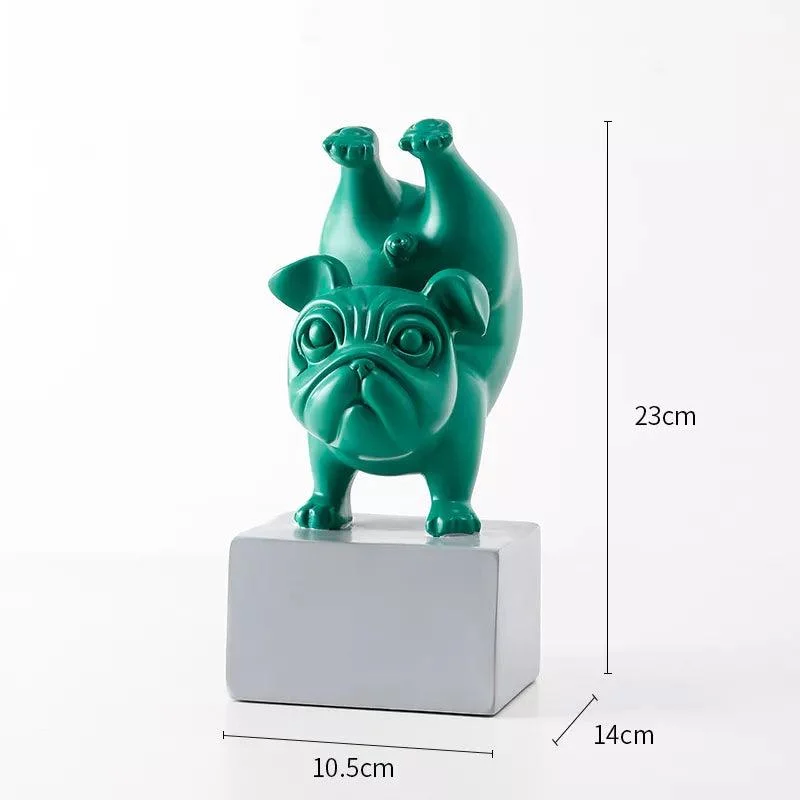 YogaDogStatuette-Homeko13 Yoga Dog Statuette - Homeko