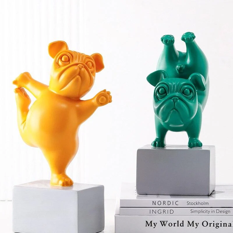 YogaDogStatuette-Homeko3 Yoga Dog Statuette - Homeko