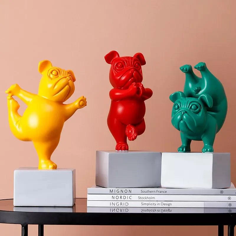 YogaDogStatuette-Homeko4 Yoga Dog Statuette - Homeko
