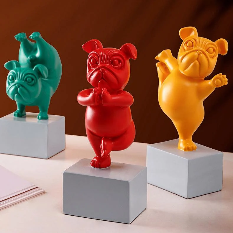 YogaDogStatuette-Homeko5 Yoga Dog Statuette - Homeko
