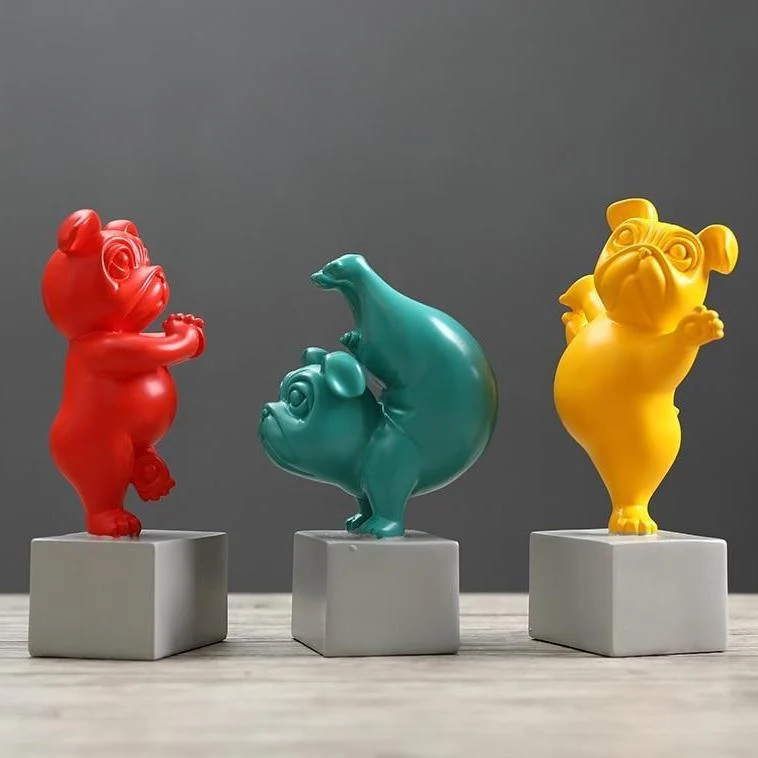 YogaDogStatuette-Homeko6 Yoga Dog Statuette - Homeko