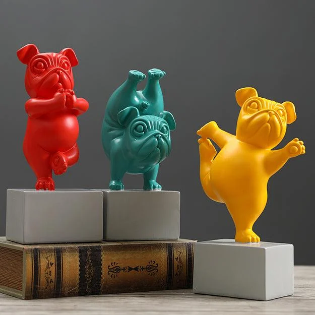 YogaDogStatuette-Homeko7 Yoga Dog Statuette - Homeko