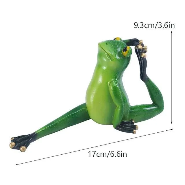 YogaFrogFigurines-Homeko1 Yoga Frog Figurines - Homeko