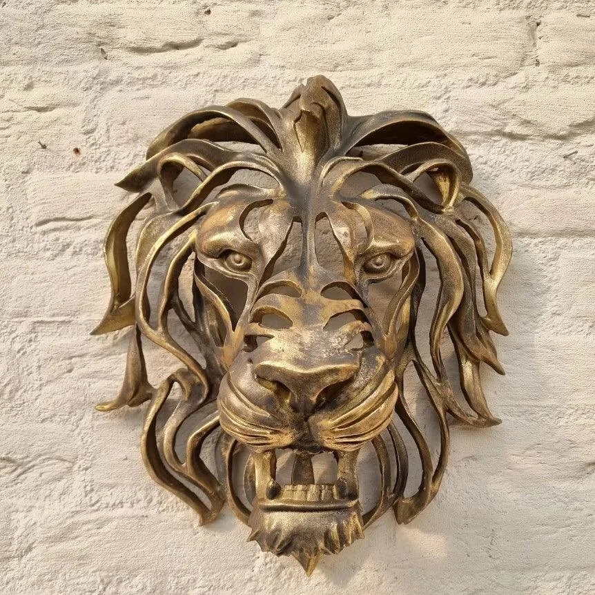 Zeldzame Vondst Grote Leeuwenkop Aan De Muur Gemonteerde Kunstsculptuur Goudhars Leeuwenkop Kunstmuur Luxe Decor Keukenmuur Slaapkamer 303a004c 0730 4423 91eb 0d6f5d76a6a4