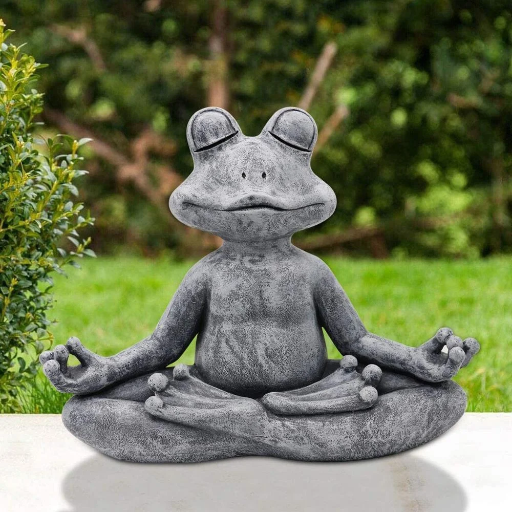 Zen Frog Yoga Statue - Homeko