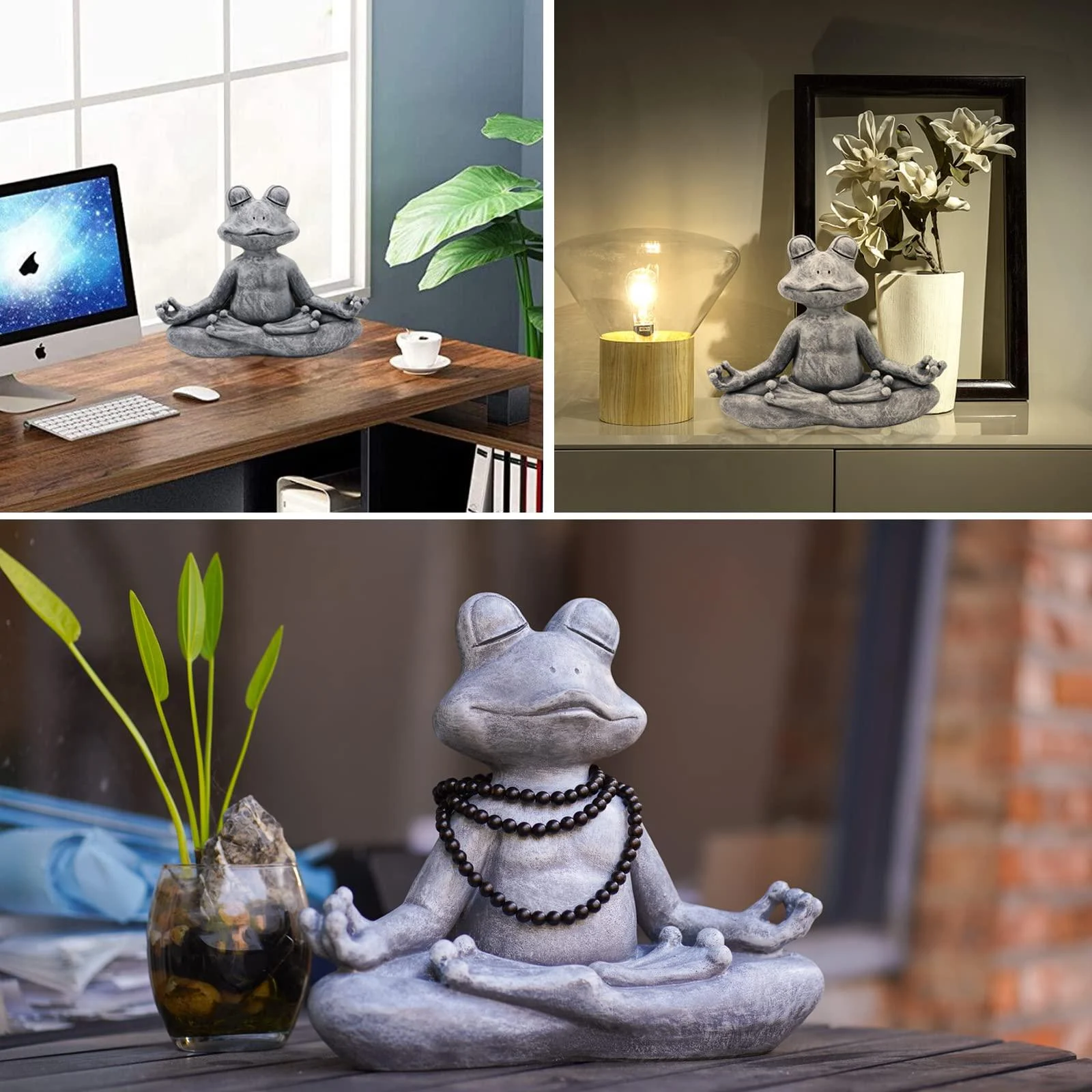 Zen Frog Yoga Statue - Homeko