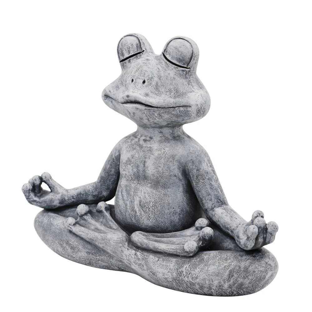 Zen Frog Yoga Statue - Homeko