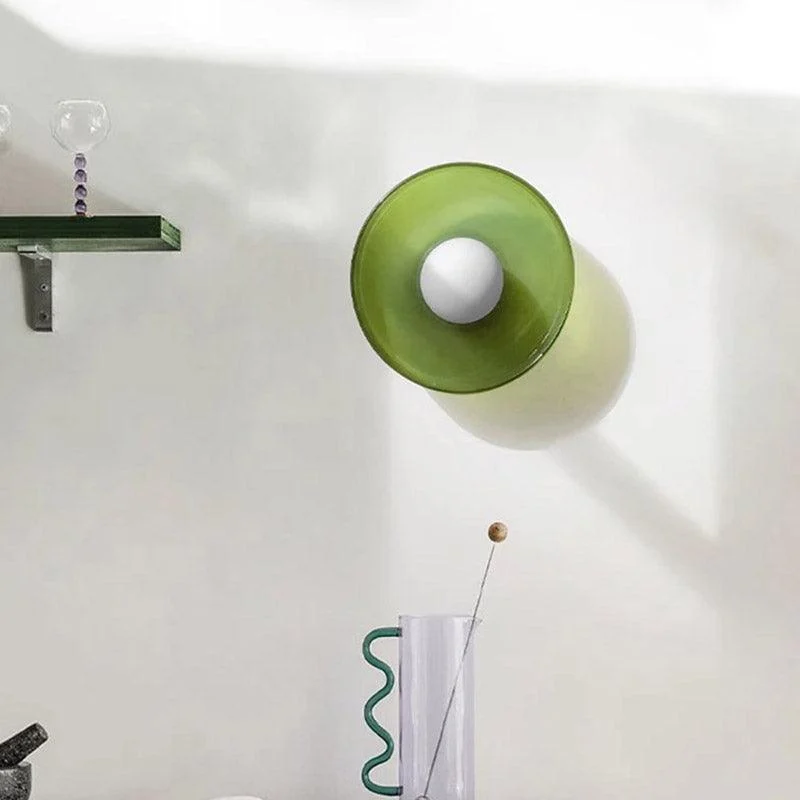 ZfzuGlass-Ceiling-Light-Nordic-LED-G9-Source-Wall-Lamps-For-Entryway-Hallway-Aisle-Balcony-Bedroom-Living Wall Lamp Bauhaus Retro Aura Lamp - ISTANBULLU LTD