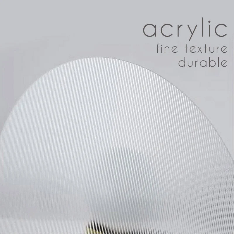 acrylic round abstract table lamp