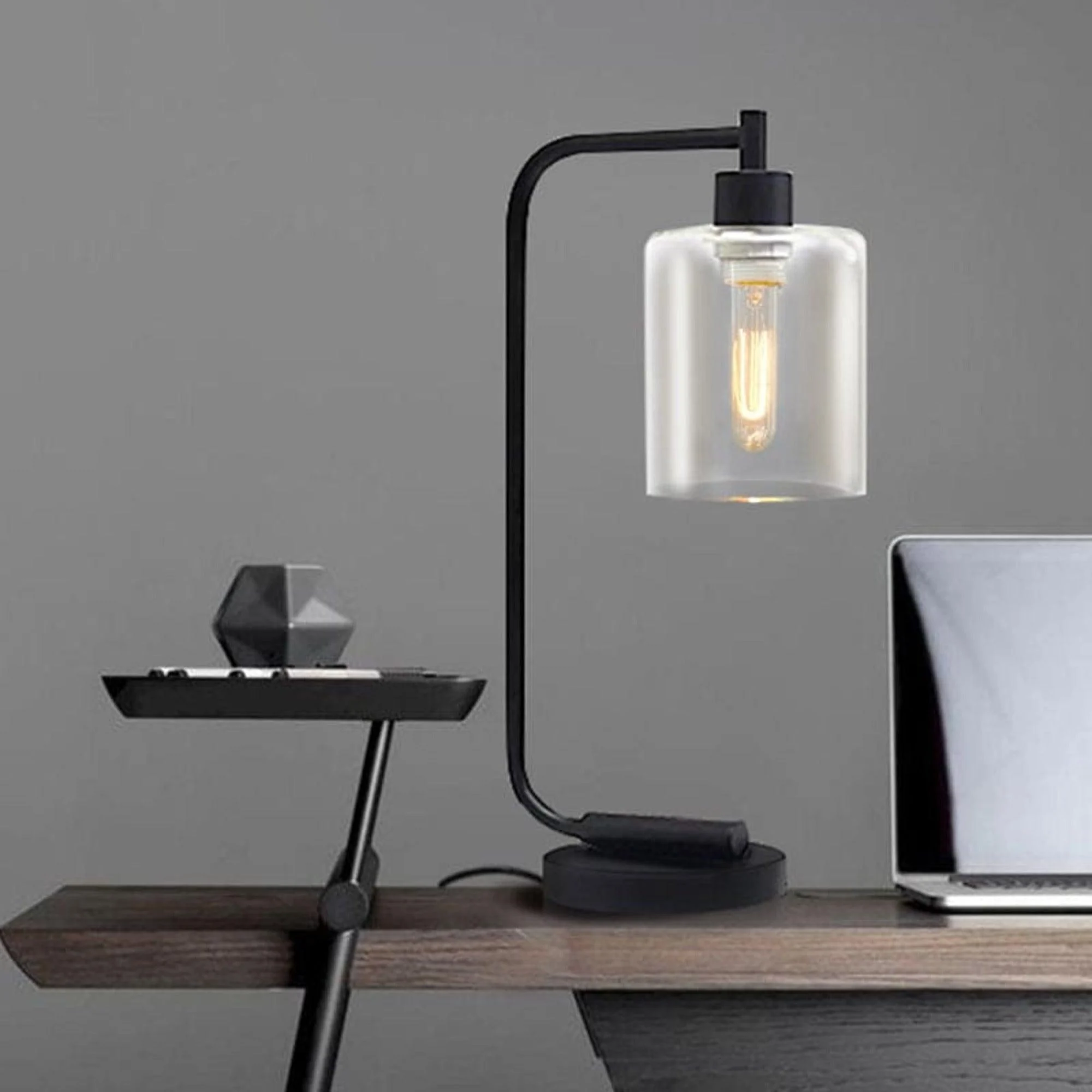 Ambiance Stilvolle Tischlampe Zylindrische Form Modern Xlumina 3