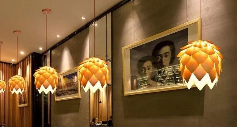 Chinese Style Wood Pendant Lights Pine C Description 0
