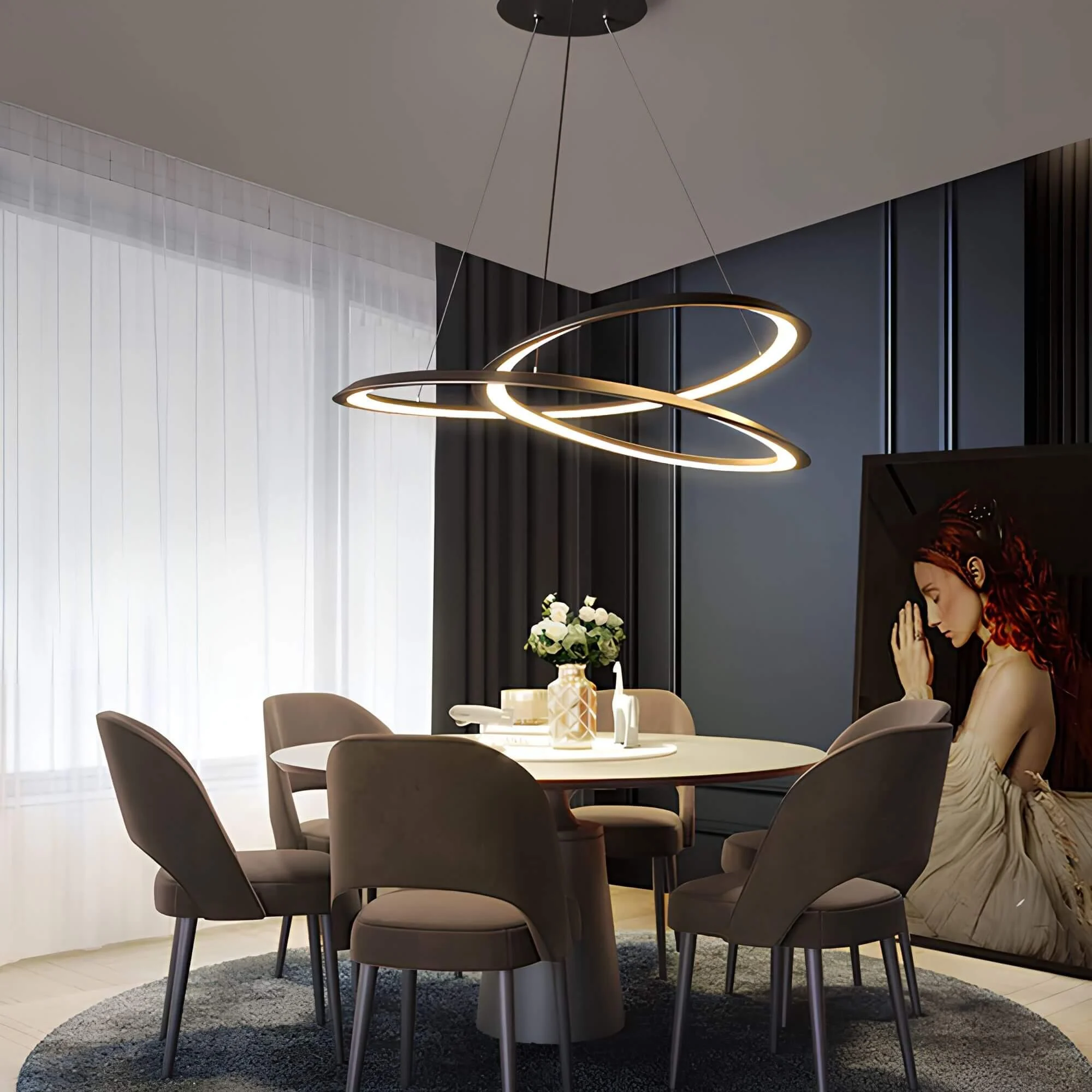 circular-loop-led-pendelleuchte-schwarz-weiss-modern-energiesparend-wohnzimmer-buero-xlumina3 Circular Loop Led Pendelleuchte Schwarz Weiss Modern Energiesparend Wohnzimmer Buero Xlumina3