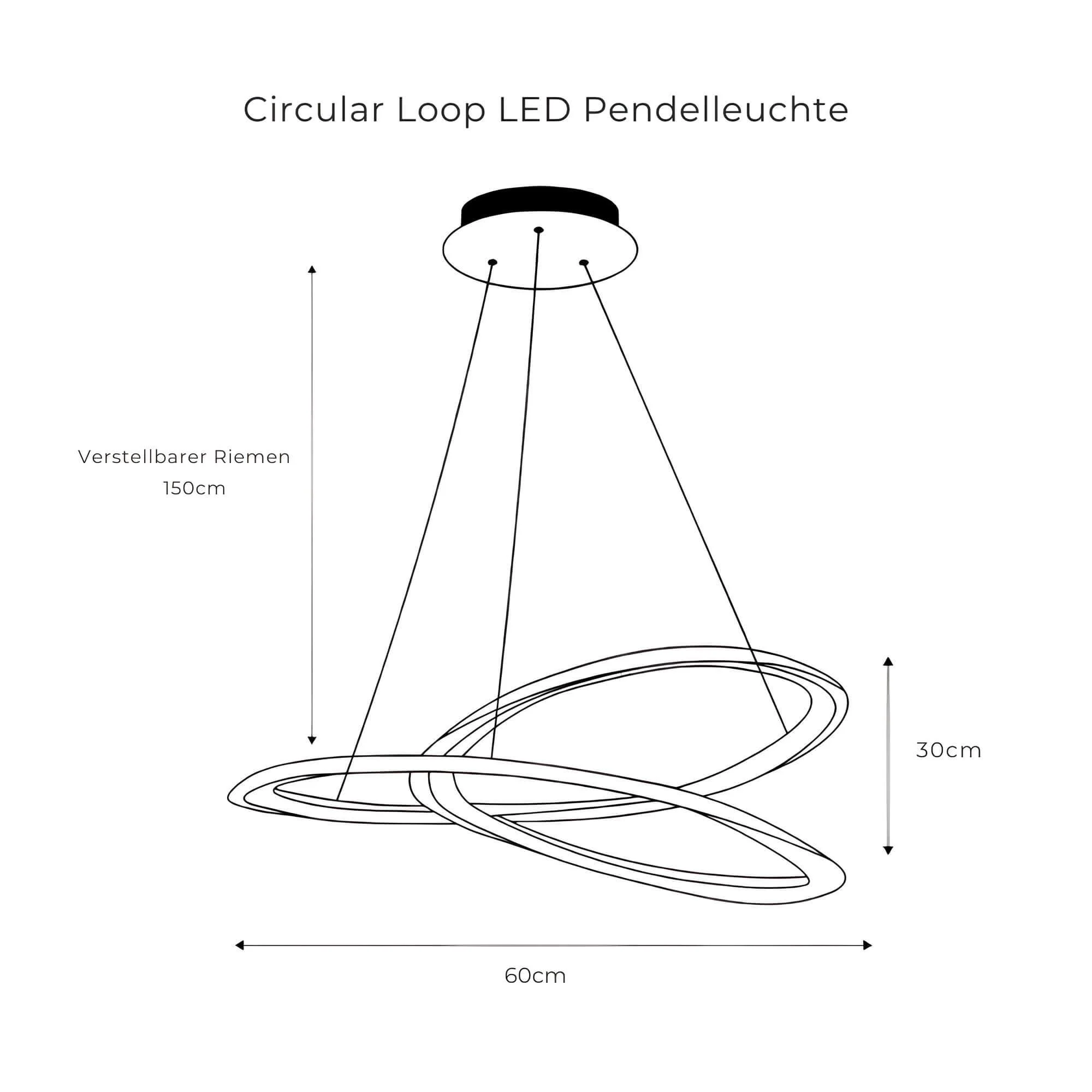 circular-loop-led-pendelleuchte-schwarz-weiss-modern-energiesparend-wohnzimmer-buero-xlumina5 Circular Loop Led Pendelleuchte Schwarz Weiss Modern Energiesparend Wohnzimmer Buero Xlumina5