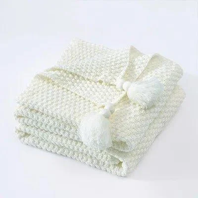 cosy-woollen-knitted-tassel-sofa-blanket-179555 Cosy Woollen Knitted Tassel Sofa Blanket 179555