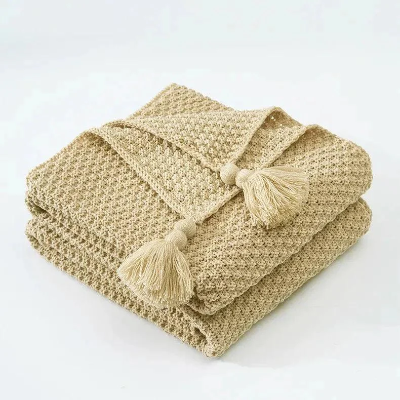 cosy-woollen-knitted-tassel-sofa-blanket-282968 Cosy Woollen Knitted Tassel Sofa Blanket 282968