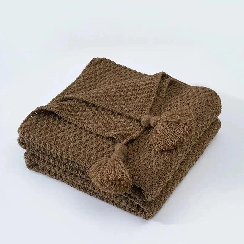 cosy-woollen-knitted-tassel-sofa-blanket-756573 Cosy Woollen Knitted Tassel Sofa Blanket 756573