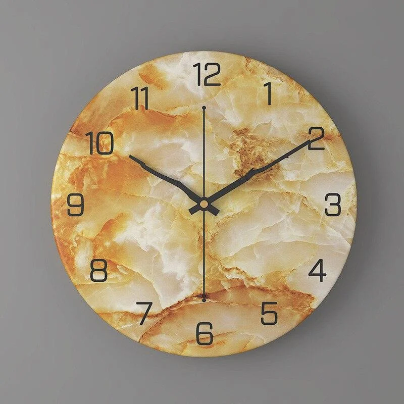 d510Nordic-Mode-Klok-Muur-Home-Decor-Marmeren-Textuur-Metalen-Woonkamer-Ronde-12Inch-Horloge-Reloj-De-Pared D510nordic Mode Klok Muur Home Decor Marmeren Textuur Metalen Woonkamer Ronde 12inch Horloge Reloj De Pared