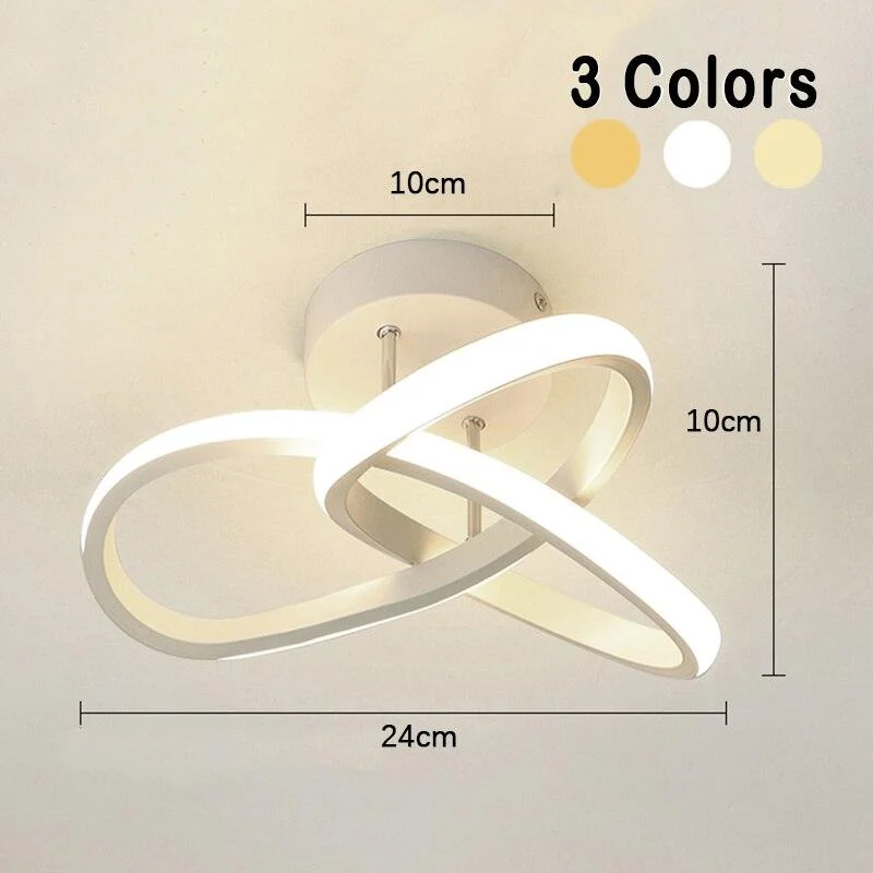 dbwOHuishoudelijke-Led-Kroonluchter-Drie-Kleuren-Lamp-Moderne-Stijl-Plafondlamp-Slaapkamer-Licht-Oppervlak-Installatie-Ac-220V-Eetkamer Dbwohuishoudelijke Led Kroonluchter Drie Kleuren Lamp Moderne Stijl Plafondlamp Slaapkamer Licht Oppervlak Installatie Ac 220v Eetkamer