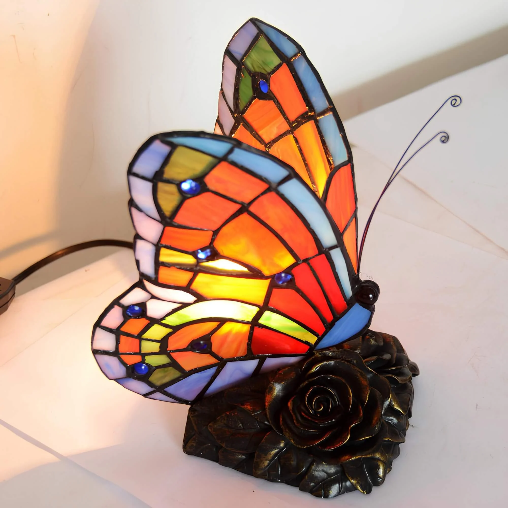 elegantelicht-nachttischlampe-schmetterlingskopf-rosenbasis-warme-beleuchtung-romantische-lampe-xlumina2 Elegantelicht Nachttischlampe Schmetterlingskopf Rosenbasis Warme Beleuchtung Romantische Lampe Xlumina2