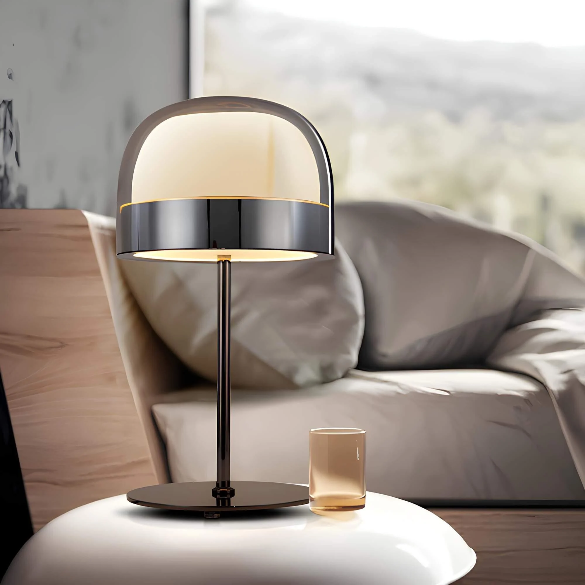 equatore-glastischlampe-doppelschichtige-nachtleuchte-led-modern-transparent-xlumina4 Equatore Glastischlampe Doppelschichtige Nachtleuchte Led Modern Transparent Xlumina4
