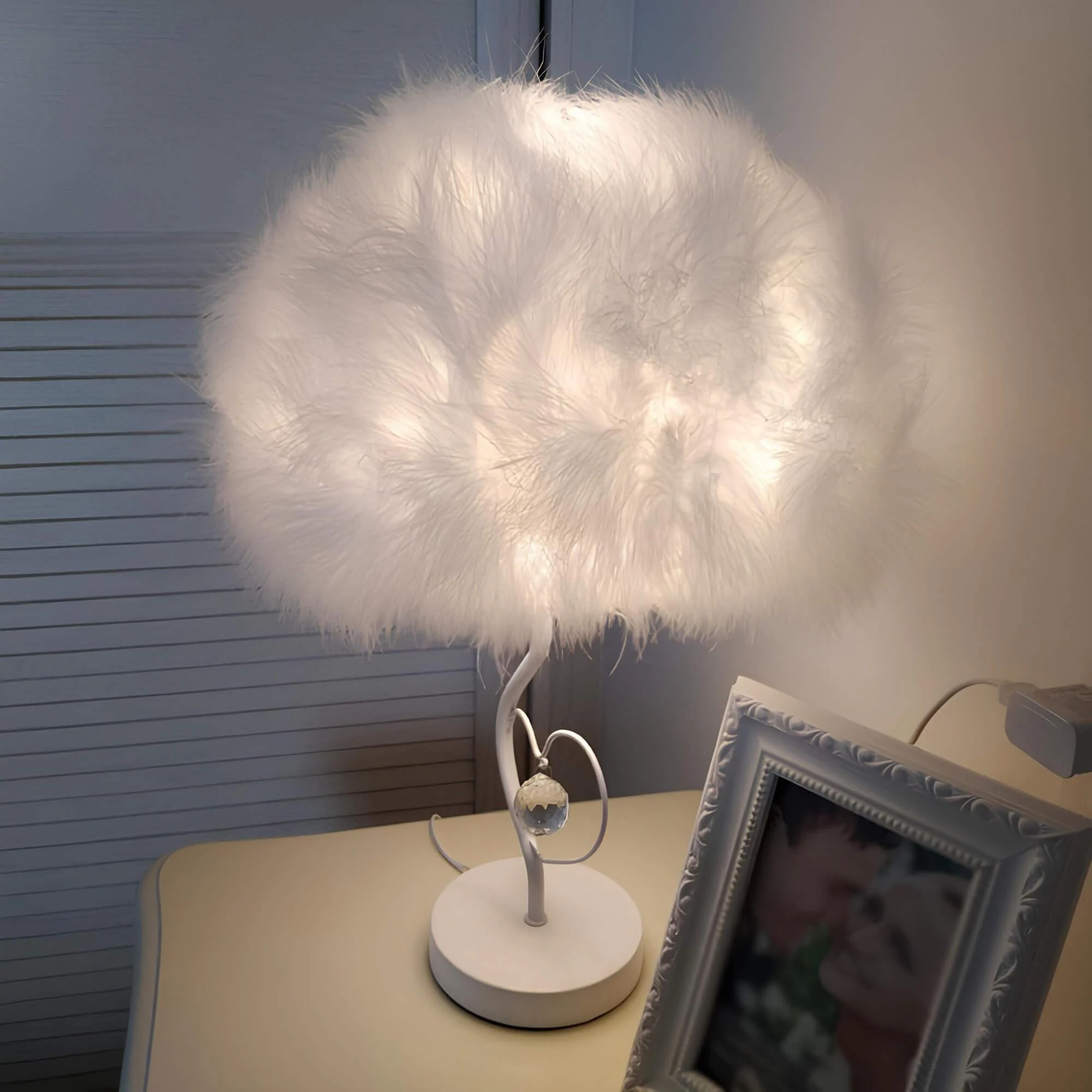Evoglow Feder Wolken Tischlampe Skandinavisch Romantisch Federcloud Xlumina3